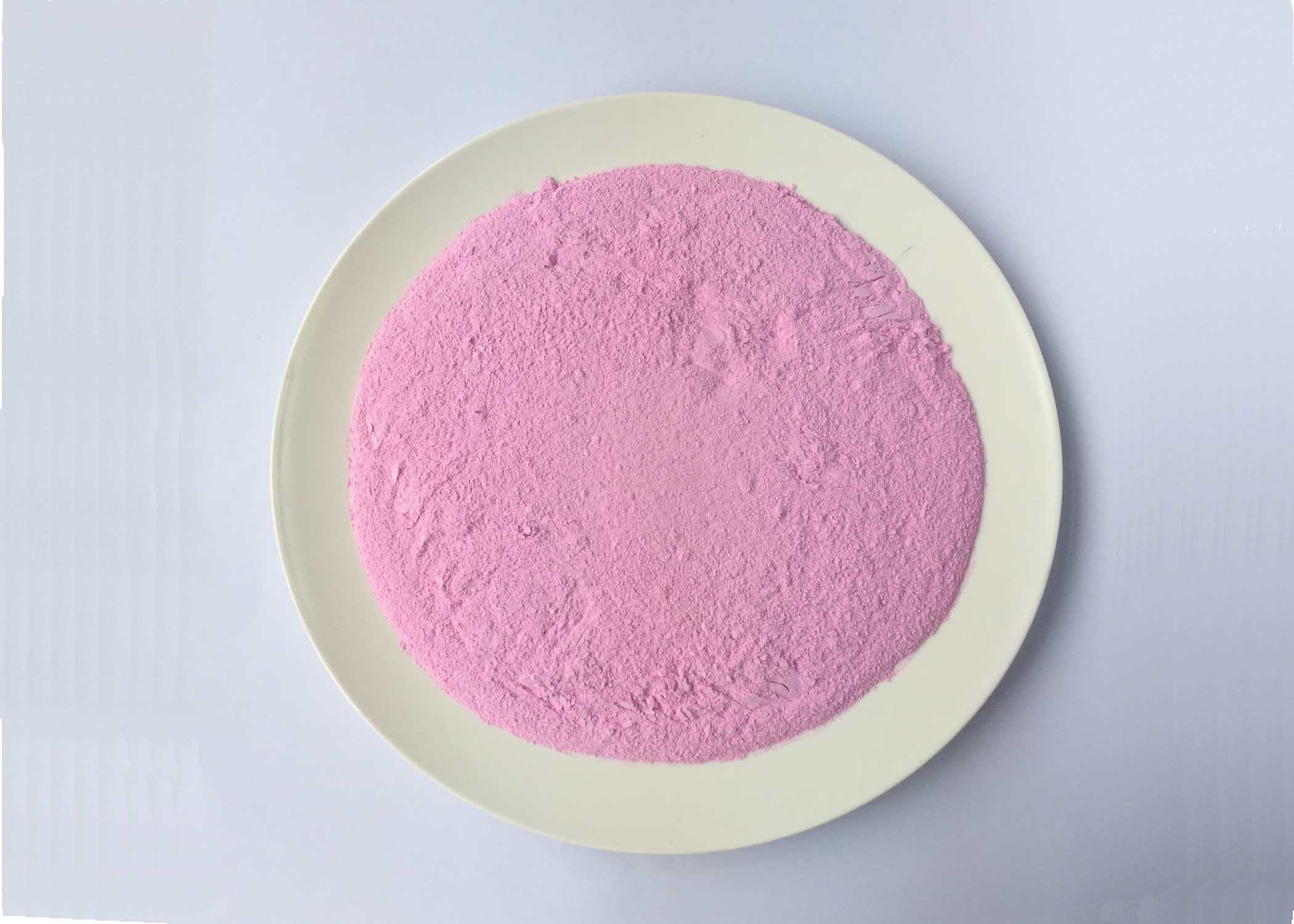 潤滑油の付加が付いているピンクの尿素ホルムアルデヒド樹脂の粉の混合物